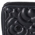 CHANEL Camellia Coin Case Black Lambskin Rhinestones